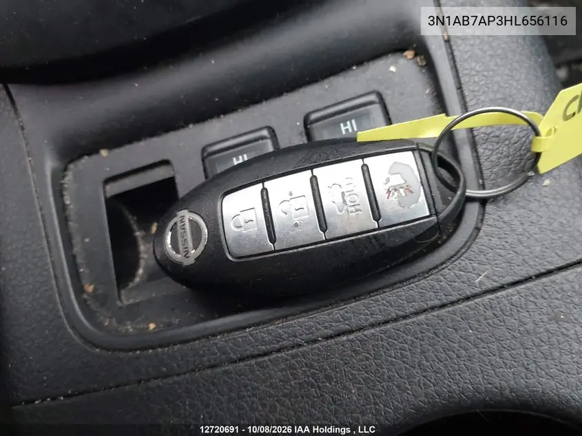 2017 NISSAN SENTRA VIN 3N1AB7AP3HL656116 — фото 11