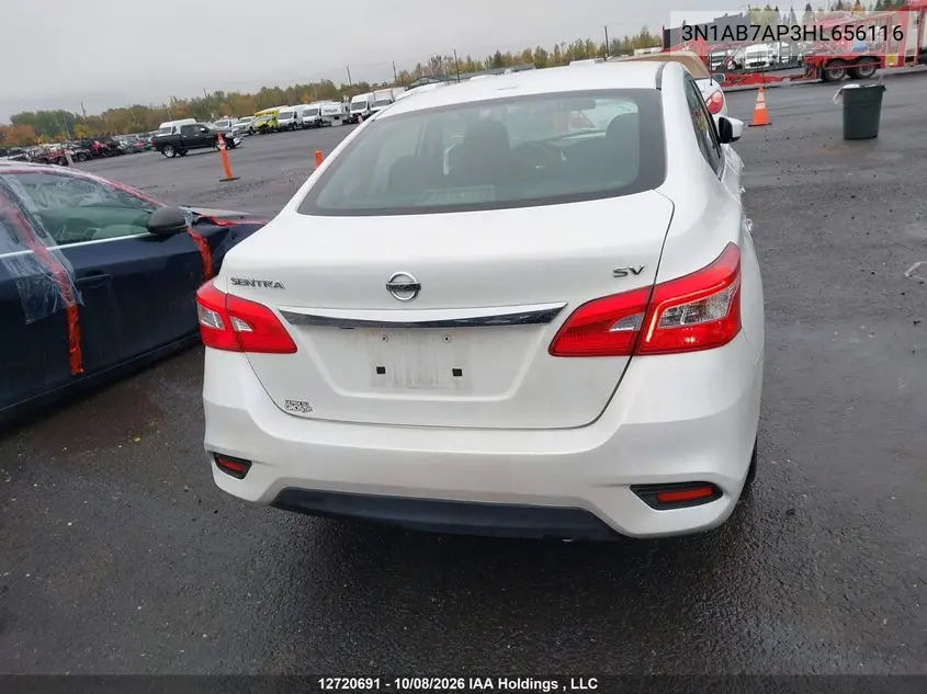 2017 NISSAN SENTRA VIN 3N1AB7AP3HL656116 — фото 16