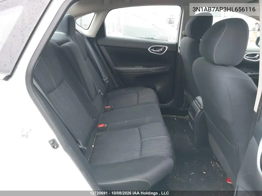 2017 NISSAN SENTRA VIN 3N1AB7AP3HL656116 — фото 8