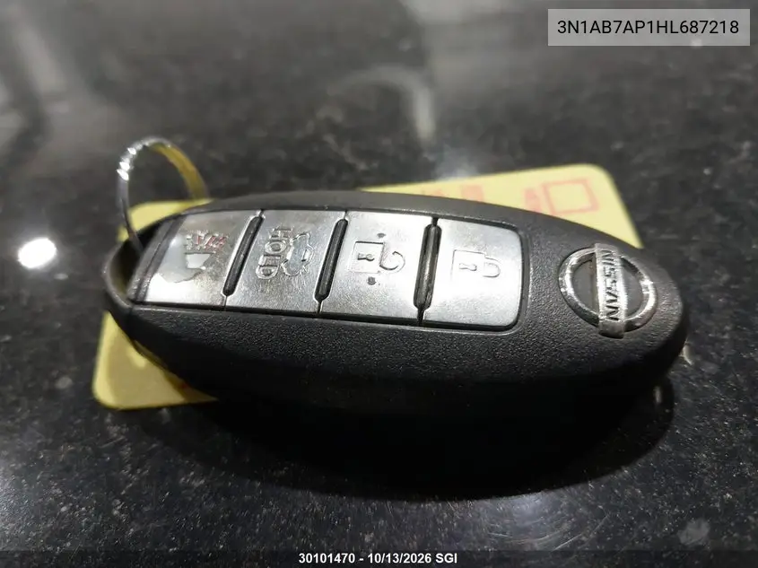 2017 NISSAN SENTRA VIN 3N1AB7AP1HL687218 — фото 11