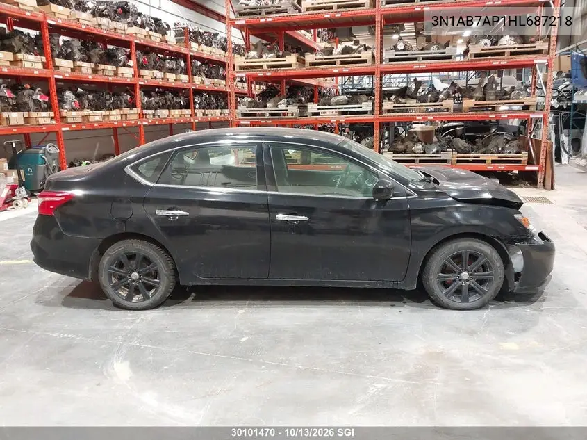 2017 NISSAN SENTRA VIN 3N1AB7AP1HL687218 — фото 14