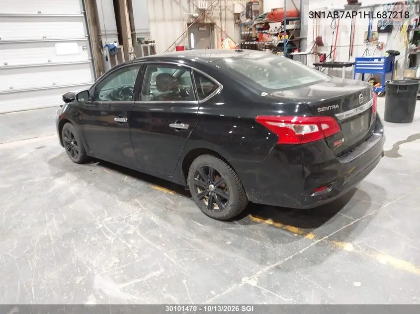 2017 NISSAN SENTRA VIN 3N1AB7AP1HL687218 — фото 3