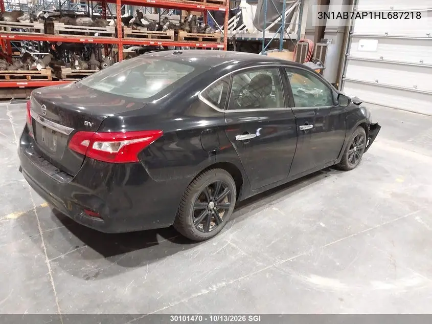 2017 NISSAN SENTRA VIN 3N1AB7AP1HL687218 — фото 4