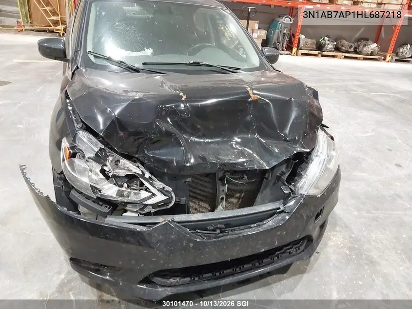 2017 NISSAN SENTRA VIN 3N1AB7AP1HL687218 — фото 6