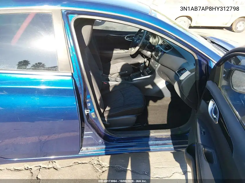 2017 NISSAN SENTRA VIN 3N1AB7AP8HY312798 — фото 5