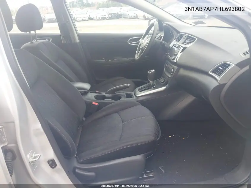 2017 NISSAN SENTRA VIN 3N1AB7AP7HL693802 — фото 5
