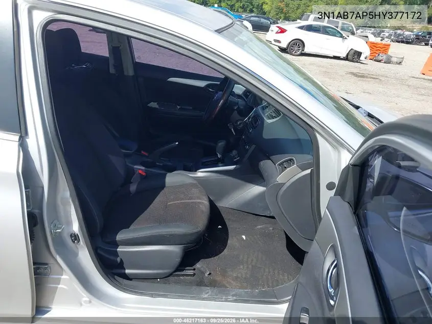 2017 NISSAN SENTRA VIN 3N1AB7AP5HY377172 — фото 5