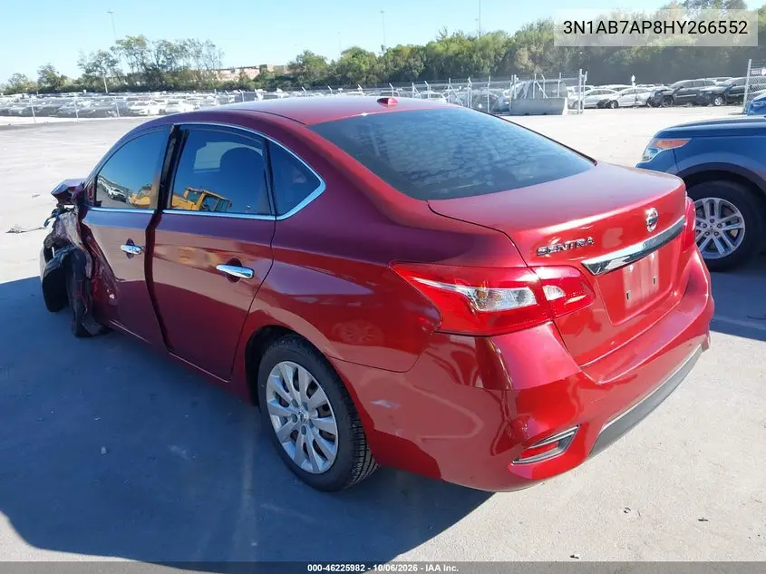 2017 NISSAN SENTRA VIN 3N1AB7AP8HY266552 — фото 3