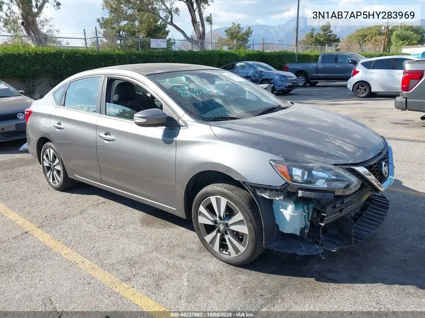 NISSAN SENTRA 2017, VIN 3N1AB7AP5HY283969