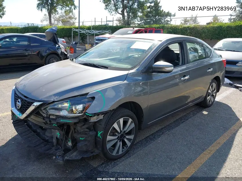 2017 NISSAN SENTRA VIN 3N1AB7AP5HY283969 — фото 2