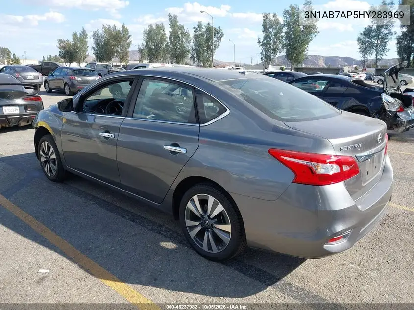 2017 NISSAN SENTRA VIN 3N1AB7AP5HY283969 — фото 3