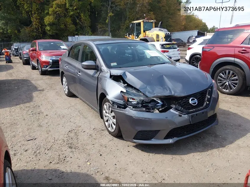 NISSAN SENTRA 2017, VIN 3N1AB7AP6HY373695
