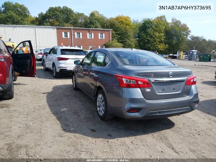 2017 NISSAN SENTRA VIN 3N1AB7AP6HY373695 — фото 3