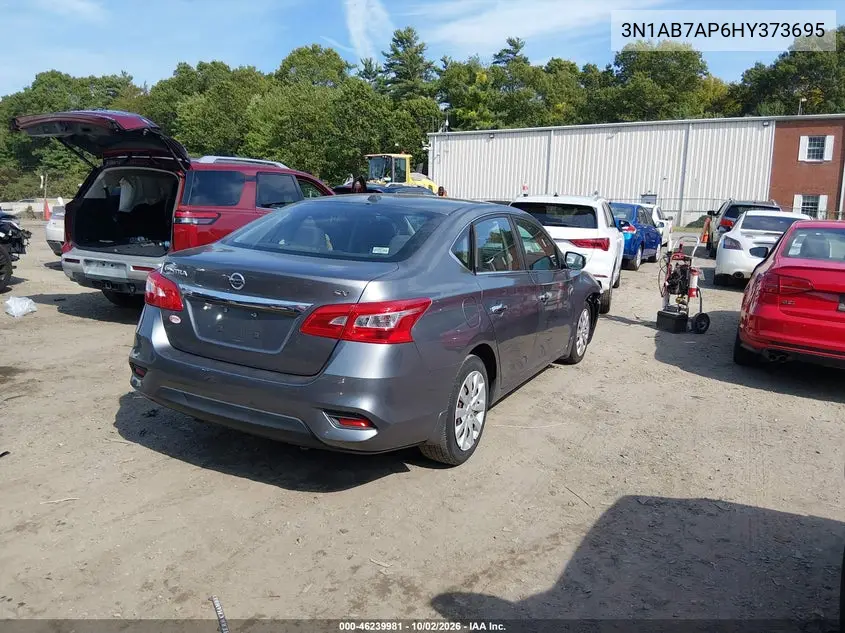 2017 NISSAN SENTRA VIN 3N1AB7AP6HY373695 — фото 4