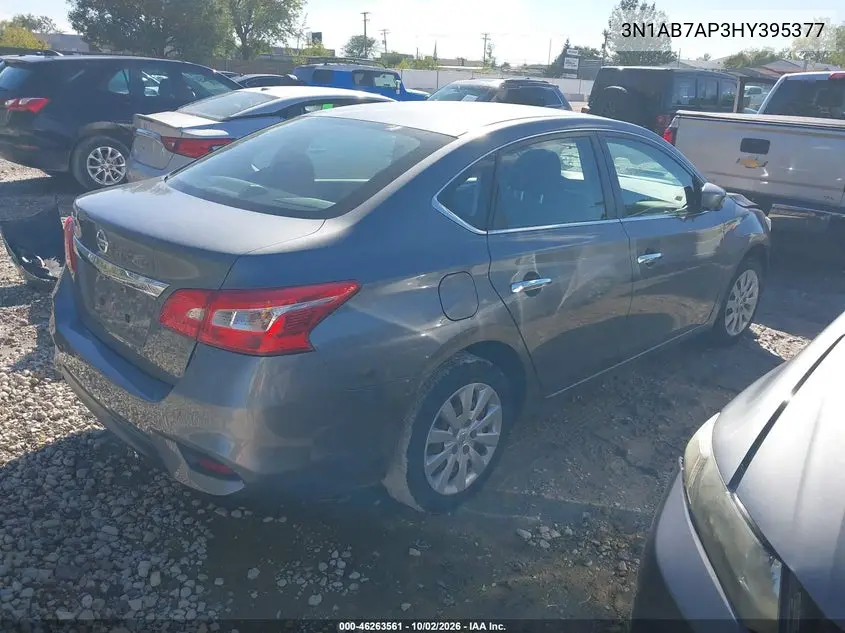 2017 NISSAN SENTRA VIN 3N1AB7AP3HY395377 — фото 4