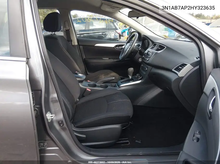 2017 NISSAN SENTRA VIN 3N1AB7AP2HY323635 — фото 5