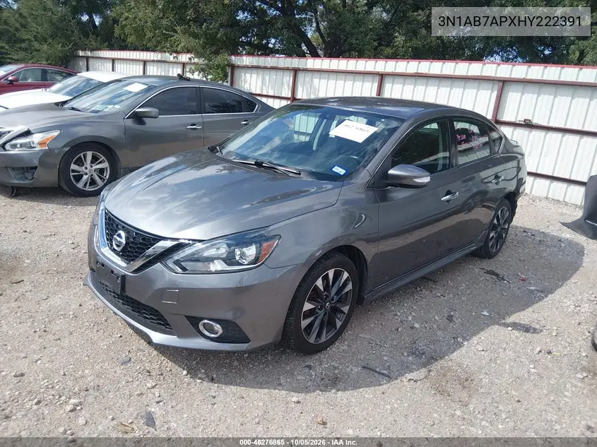 2017 NISSAN SENTRA VIN 3N1AB7APXHY222391 — фото 2