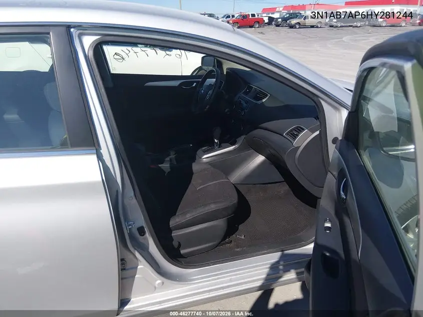 2017 NISSAN SENTRA VIN 3N1AB7AP6HY281244 — фото 5