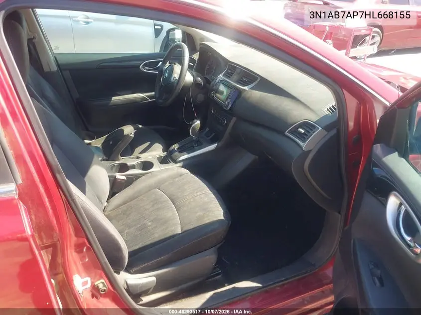 2017 NISSAN SENTRA VIN 3N1AB7AP7HL668155 — фото 5