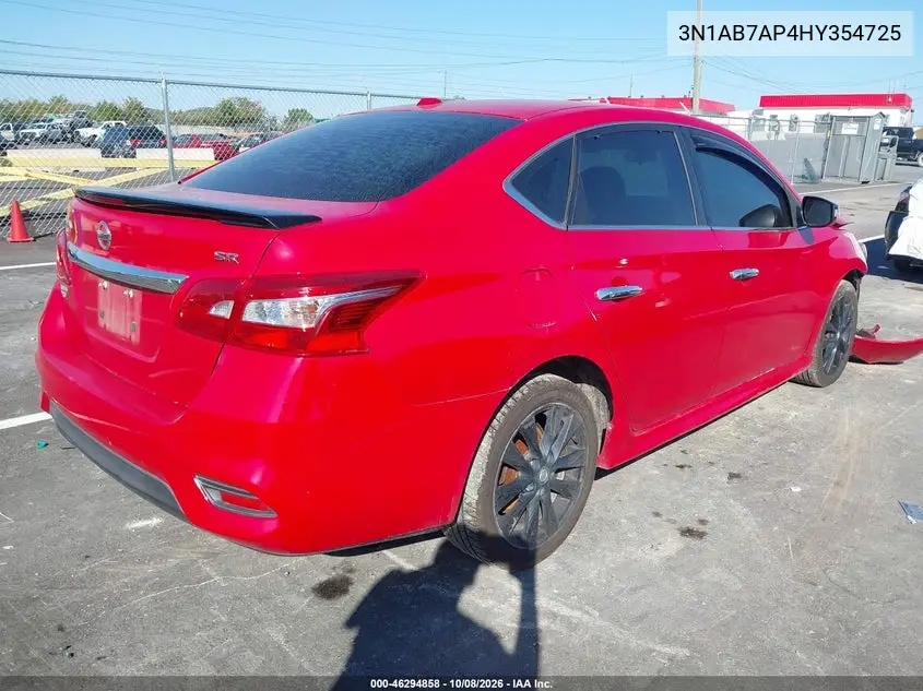 2017 NISSAN SENTRA VIN 3N1AB7AP4HY354725 — фото 4