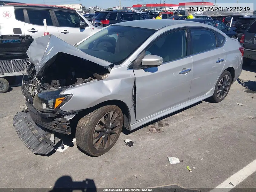 2017 NISSAN SENTRA VIN 3N1AB7AP0HY225249 — фото 2
