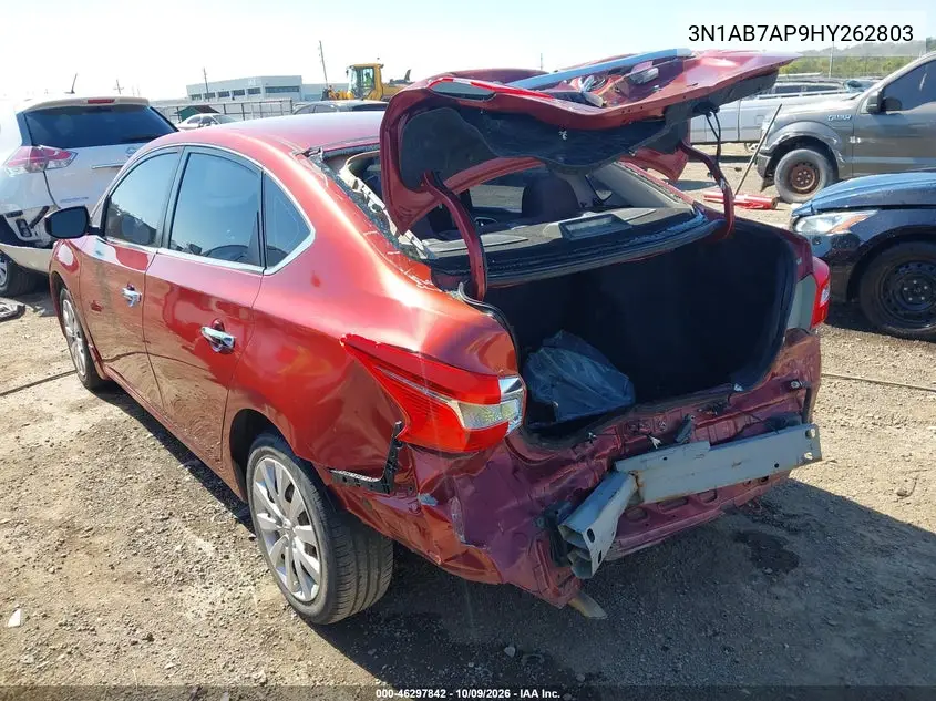 2017 NISSAN SENTRA VIN 3N1AB7AP9HY262803 — фото 3