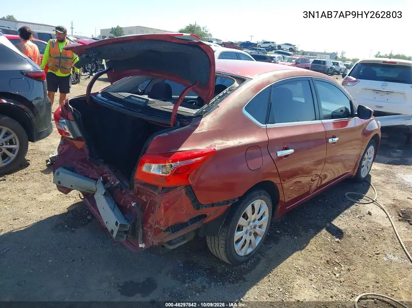 2017 NISSAN SENTRA VIN 3N1AB7AP9HY262803 — фото 4