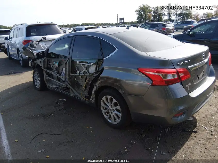 2017 NISSAN SENTRA VIN 3N1AB7AP2HY334702 — фото 3
