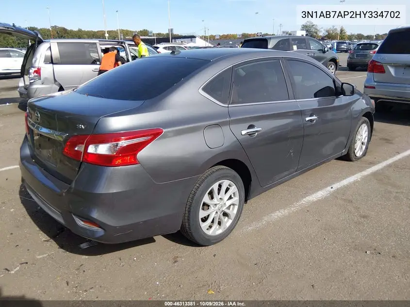 2017 NISSAN SENTRA VIN 3N1AB7AP2HY334702 — фото 4