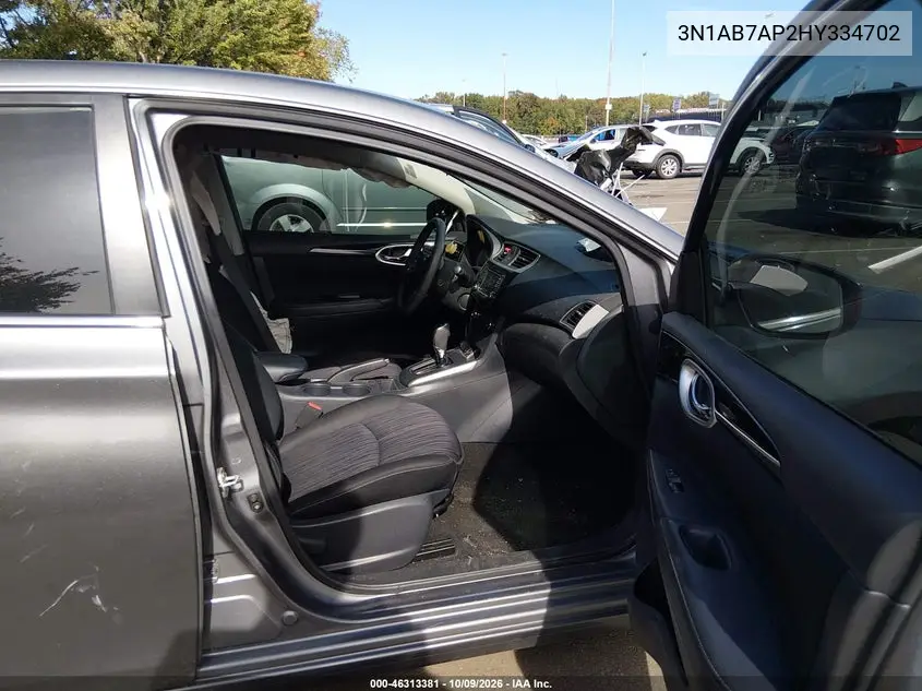 2017 NISSAN SENTRA VIN 3N1AB7AP2HY334702 — фото 5