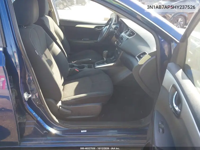 2017 NISSAN SENTRA VIN 3N1AB7AP5HY237526 — фото 5