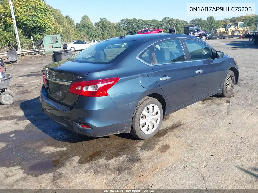 2017 NISSAN SENTRA VIN 3N1AB7AP9HL675205 — фото 4