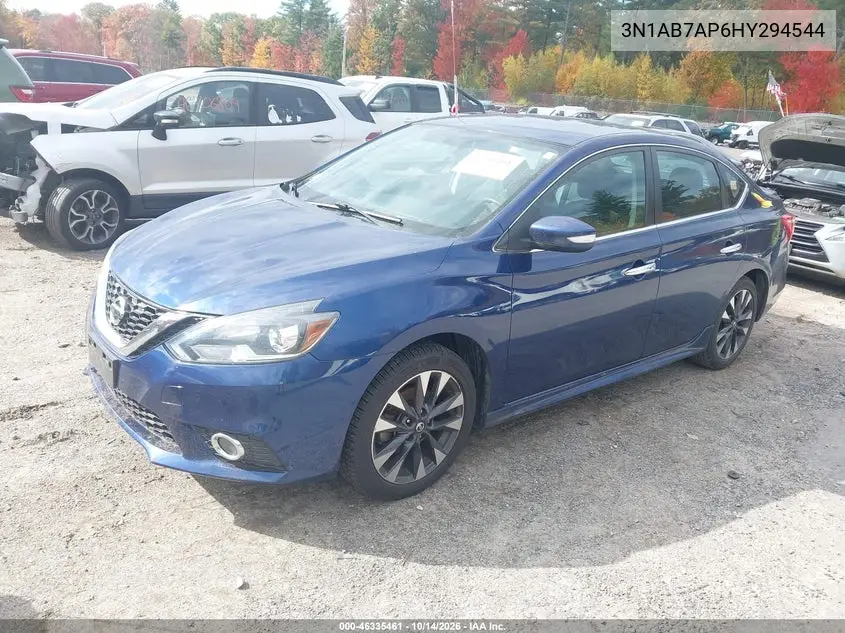 2017 NISSAN SENTRA VIN 3N1AB7AP6HY294544 — фото 2