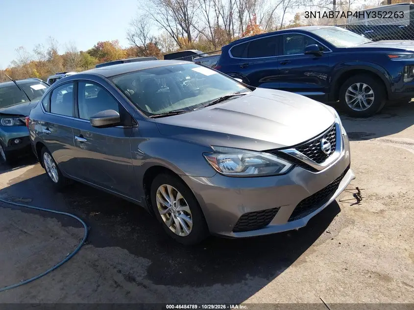 NISSAN SENTRA 2017, VIN 3N1AB7AP4HY352263