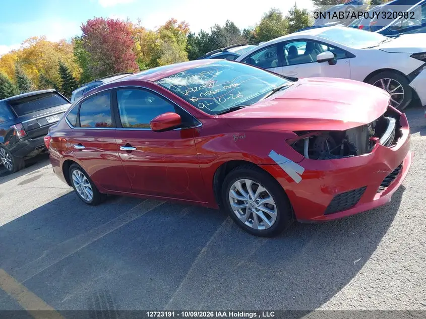 2018 NISSAN SENTRA VIN 3N1AB7AP0JY320982 — фото 13