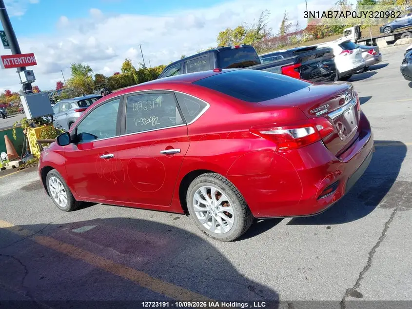 2018 NISSAN SENTRA VIN 3N1AB7AP0JY320982 — фото 14