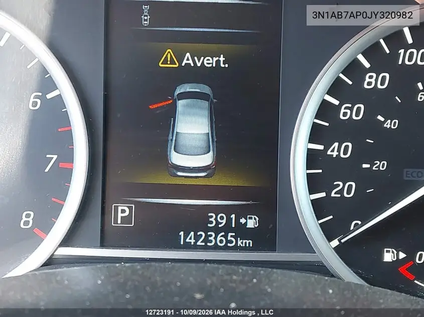 2018 NISSAN SENTRA VIN 3N1AB7AP0JY320982 — фото 15