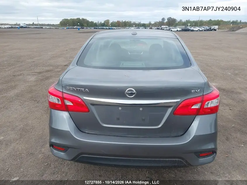 2018 NISSAN SENTRA VIN 3N1AB7AP7JY240904 — фото 17