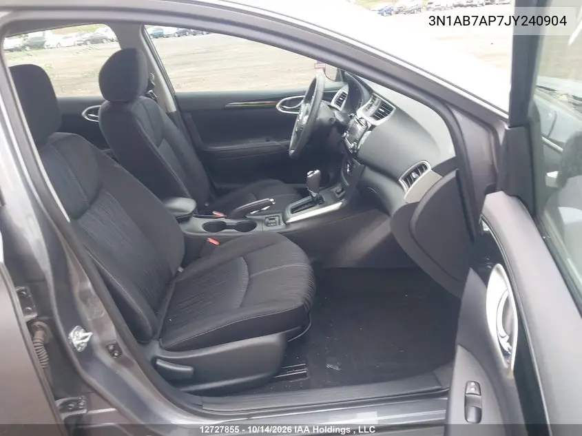 2018 NISSAN SENTRA VIN 3N1AB7AP7JY240904 — фото 5