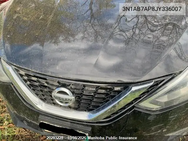 2018 NISSAN SENTRA VIN 3N1AB7AP8JY336007 — фото 10
