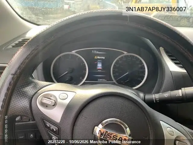 2018 NISSAN SENTRA VIN 3N1AB7AP8JY336007 — фото 7