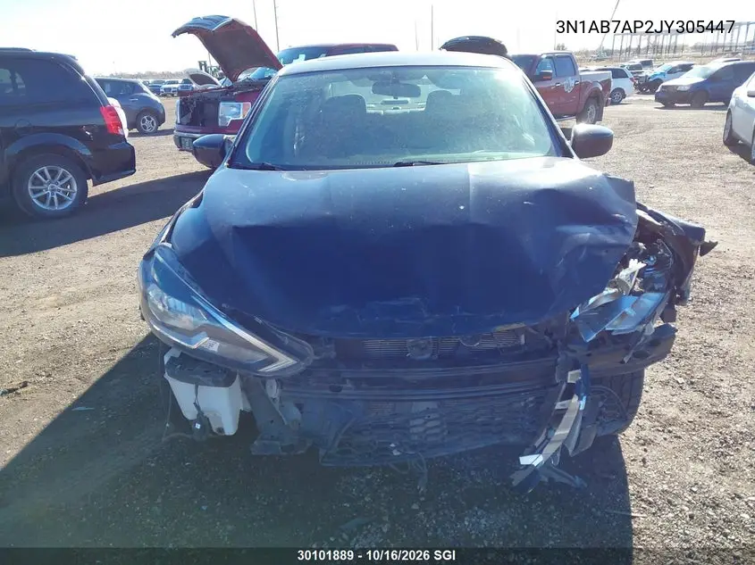 2018 NISSAN SENTRA VIN 3N1AB7AP2JY305447 — фото 12