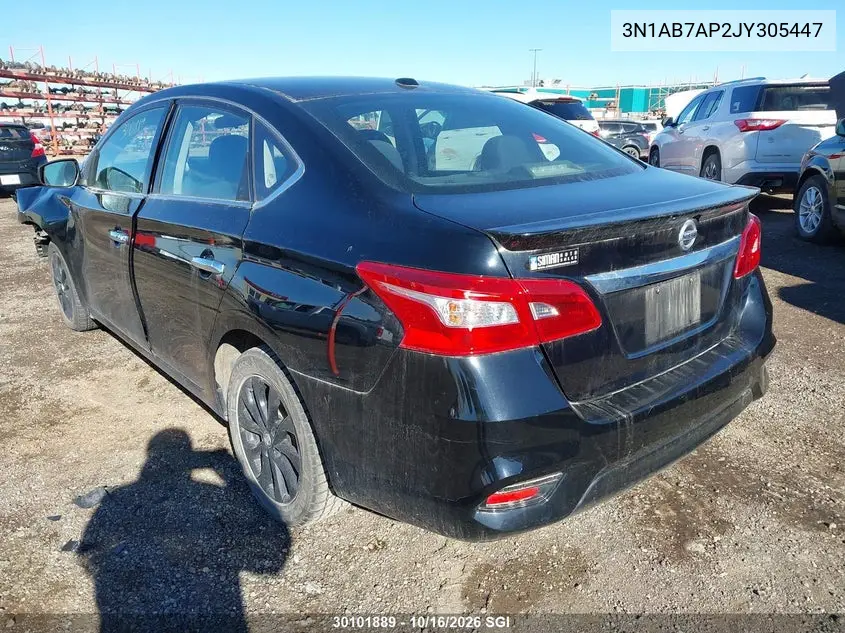 2018 NISSAN SENTRA VIN 3N1AB7AP2JY305447 — фото 3