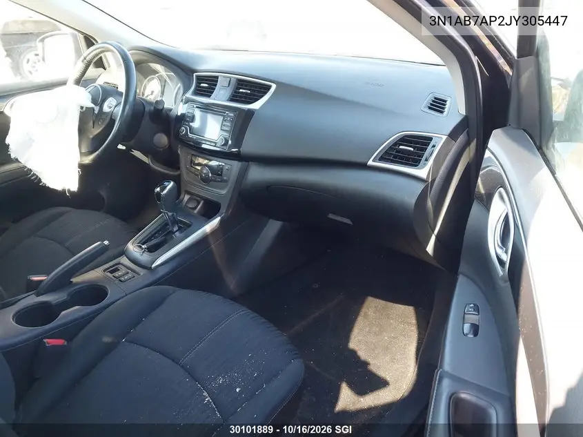 2018 NISSAN SENTRA VIN 3N1AB7AP2JY305447 — фото 5