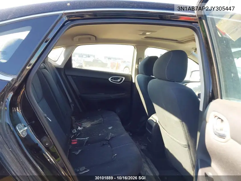 2018 NISSAN SENTRA VIN 3N1AB7AP2JY305447 — фото 8