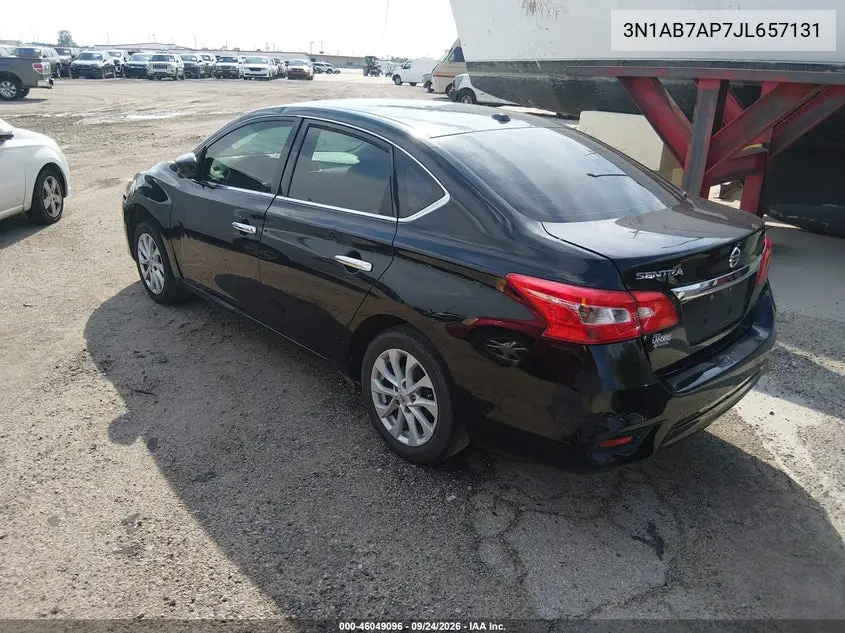 2018 NISSAN SENTRA VIN 3N1AB7AP7JL657131 — фото 3