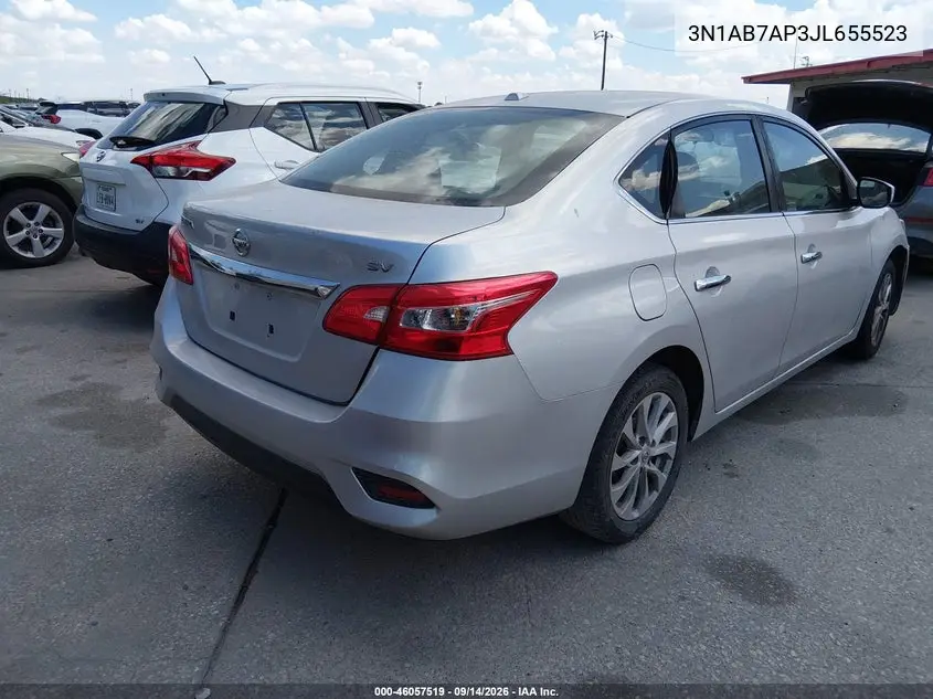 2018 NISSAN SENTRA VIN 3N1AB7AP3JL655523 — фото 4