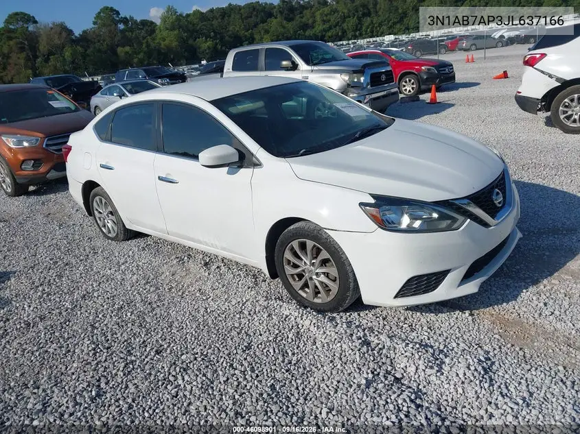 NISSAN SENTRA 2018, VIN 3N1AB7AP3JL637166