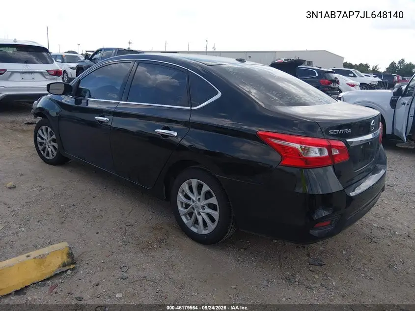 2018 NISSAN SENTRA VIN 3N1AB7AP7JL648140 — фото 3