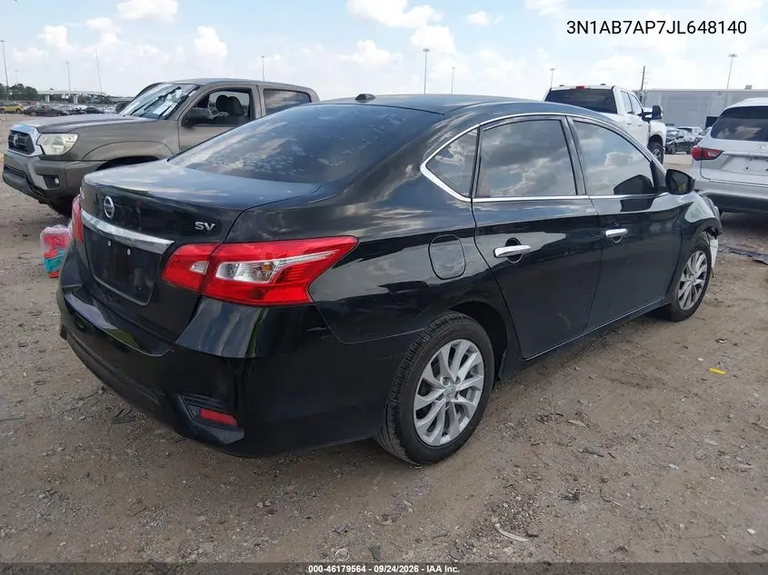2018 NISSAN SENTRA VIN 3N1AB7AP7JL648140 — фото 4